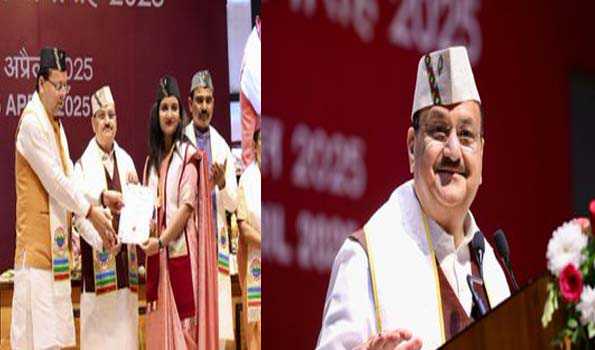 नड्डा पहुंचे देहरादून, धामी सहित कई नेताओं ने किया स्वागत