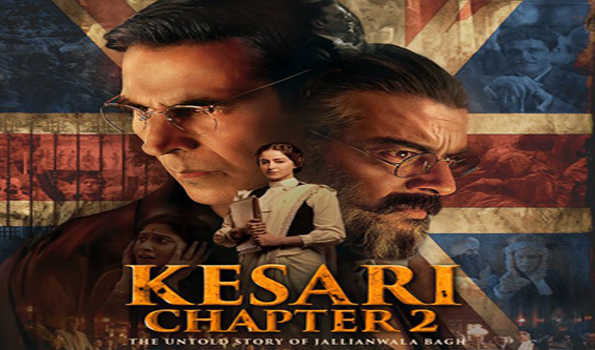 अक्षय कुमार की फिल्म 'केसरी चैप्टर 2' ने भारतीय बाजार में वीकेंड में 30 करोड़ की कमाई की