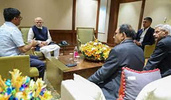 स्वदेश पहुंचते ही मोदी ने बैठक कर ली पहलगाम हमले की जानकारी