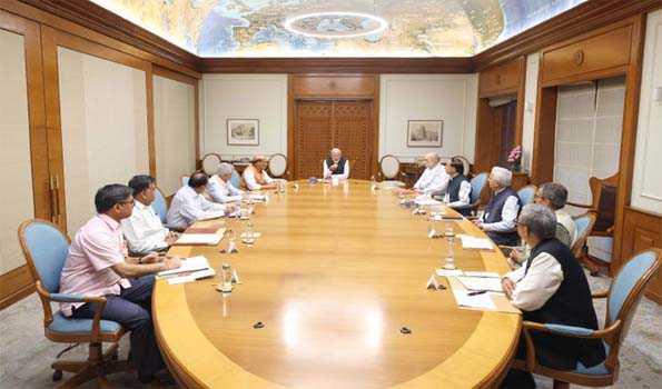 मोदी ने सीसीएस बैठक में की जम्मू-कश्मीर से संबंधित परिदृश्य की समीक्षा
