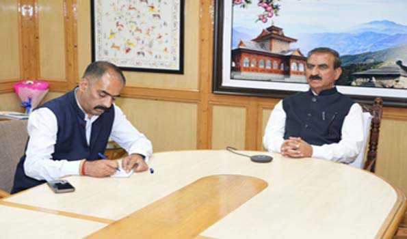 सुक्खू ने वर्चुअली हमीरपुर जिला की विकासात्मक परियोजनाओं की समीक्षा की