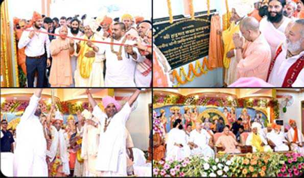 योगी ने हनुमानगढ़ी और श्रीरामलला के दरबार में टेका मत्था