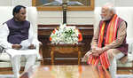 मोदी से मिले माझी, ओड़िशा में विकास कार्यों के बारे में की बातचीत