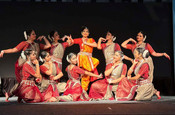 THIRUVANANTHAPURAM, DEC 2(UNI):- Odissi dancers Madhulita Mohapatra troupe performing  Odissi dance, during the cultural program of the five-day 5th Global Ayurveda Festival Kerala at Greenfield stadium in Thiruvananthapuram on Saturday. UNI PHOTO-119U
