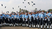 BELAGAVI, DEC 02 (UNI):- Agniveer Vayu trainees during their Passing Out Parade at Airmen Training School, in Belagavi district on Saturday. UNI PHOTO-120U BELAGAVI, DEC 02 (UNI):- Agniveer Vayu trainees during their Passing Out Parade at Airmen Training School, in Belagavi district on Saturday. UNI PHOTO-120U