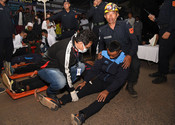 GUWAHATI, DEC 2 (UNI):- A view of the Air Raid Simulation Exercise observing 'blackout' protocol by Civil Defence, during a power cut at Beltola Tiniali area, in Guwahati on Saturday. UNI PHOTO-125U GUWAHATI, DEC 2 (UNI):- A view of the Air Raid Simulation Exercise observing 'blackout' protocol by Civil Defence, during a power cut at Beltola Tiniali area, in Guwahati on Saturday. UNI PHOTO-125U