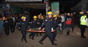 GUWAHATI, DEC 2 (UNI):- A view of the Air Raid Simulation Exercise observing 'blackout' protocol by Civil Defence, during a power cut at Beltola Tiniali area, in Guwahati on Saturday. UNI PHOTO-126U GUWAHATI, DEC 2 (UNI):- A view of the Air Raid Simulation Exercise observing 'blackout' protocol by Civil Defence, during a power cut at Beltola Tiniali area, in Guwahati on Saturday. UNI PHOTO-126U