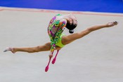 MANILA, June 3, 2023 (UNI/Xinhua) -- Park Seohyun of South Korea competes during the clubs event of junior individual all-around final at the 14th Senior and 19th Junior Rhythmic Gymnastics Asian Championships in Manila, the Philippines, June 3, 2023. UNI PHOTO-AKX2F MANILA, June 3, 2023 (UNI/Xinhua) -- Park Seohyun of South Korea competes during the clubs event of junior individual all-around final at the 14th Senior and 19th Junior Rhythmic Gymnastics Asian Championships in Manila, the Philippines, June 3, 2023. UNI PHOTO-AKX2F