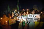 PATNA, JUNE 3 (UNI):- RJD activists participating at a candles light procession to support protesting wrestlers, in Patna on Saturday. UNI PHOTO-AKX4U PATNA, JUNE 3 (UNI):- RJD activists participating at a candles light procession to support protesting wrestlers, in Patna on Saturday. UNI PHOTO-AKX4U